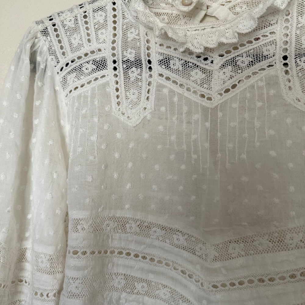 NWT LoveShackFancy Shelly Top - Picture 4 of 9